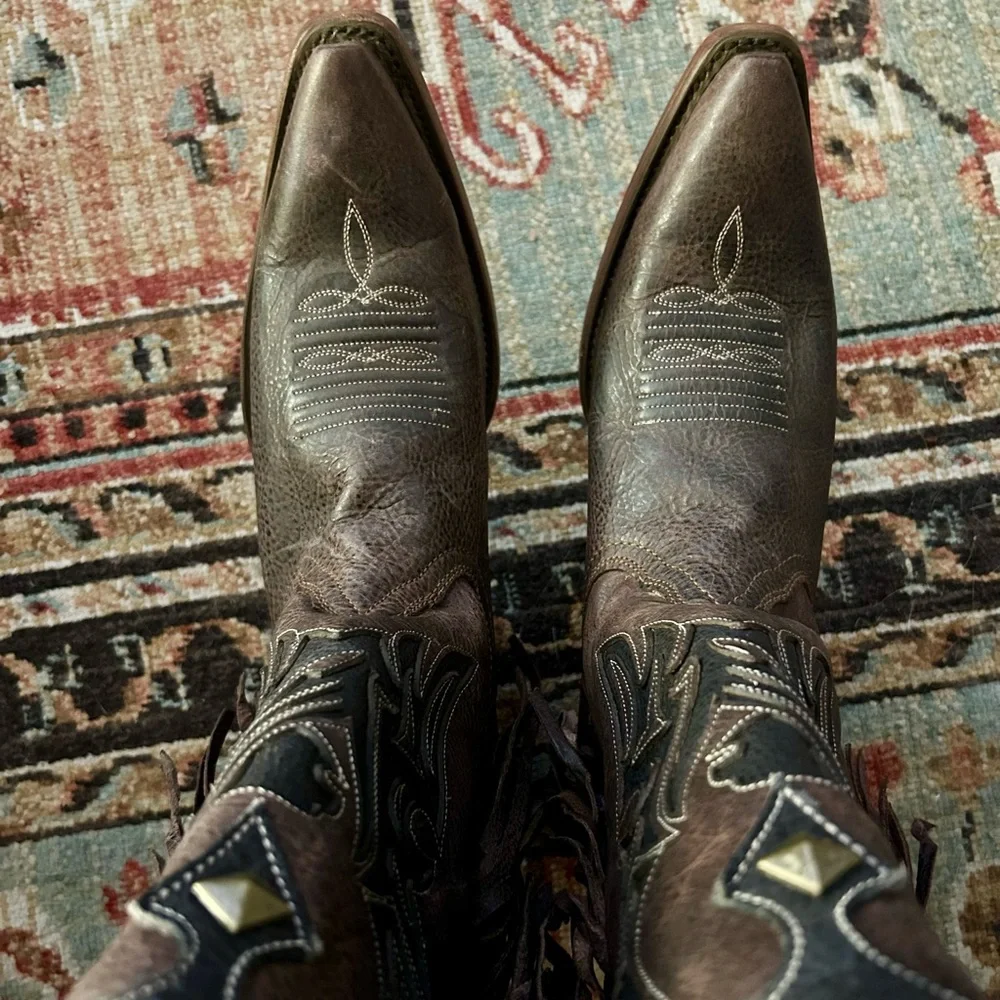 EUC Corral Leather Cowboy Boots Sz 10M - Picture 7 of 10